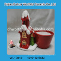 Best selling ceramic christmas hanging ornaments with santa design